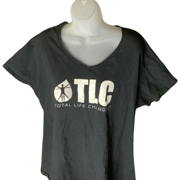 Total Life Changes Black Womens T-Shirt 2XL 100% Cotton Lightweight Anvil Brand - Picture 12 of 15